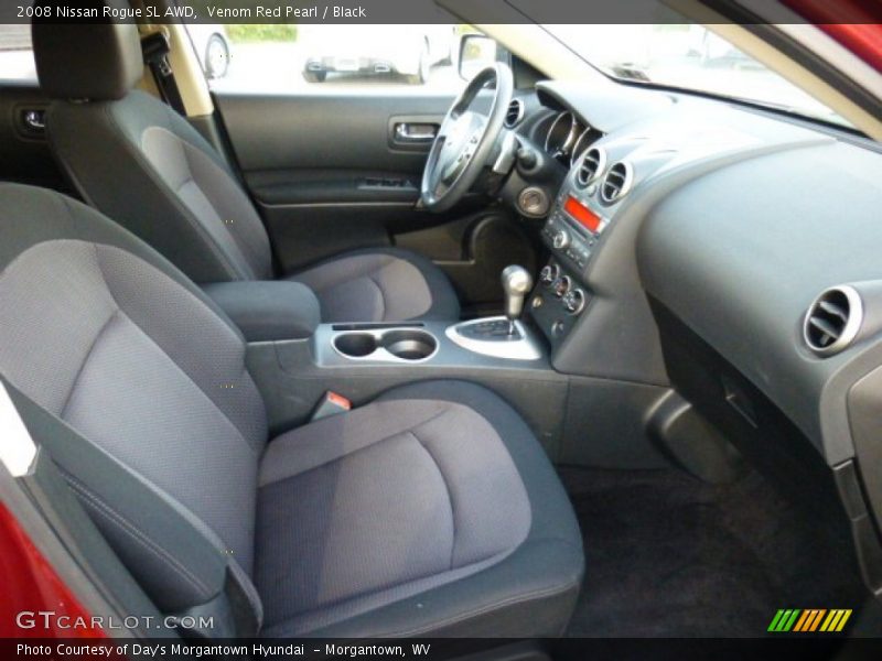 Venom Red Pearl / Black 2008 Nissan Rogue SL AWD