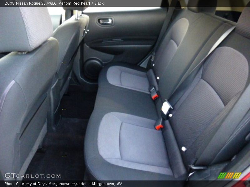 Venom Red Pearl / Black 2008 Nissan Rogue SL AWD