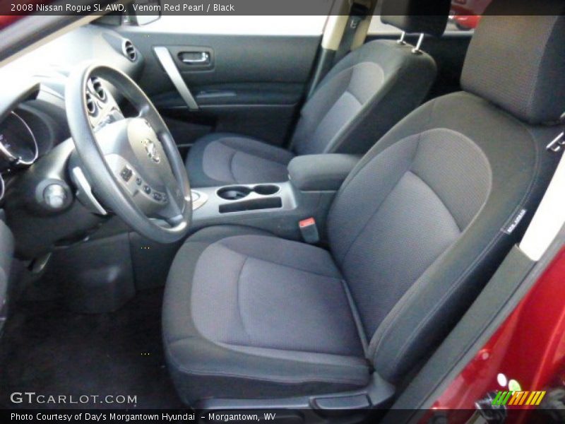 Venom Red Pearl / Black 2008 Nissan Rogue SL AWD