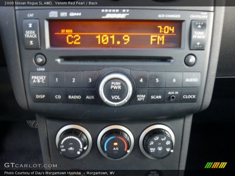Venom Red Pearl / Black 2008 Nissan Rogue SL AWD
