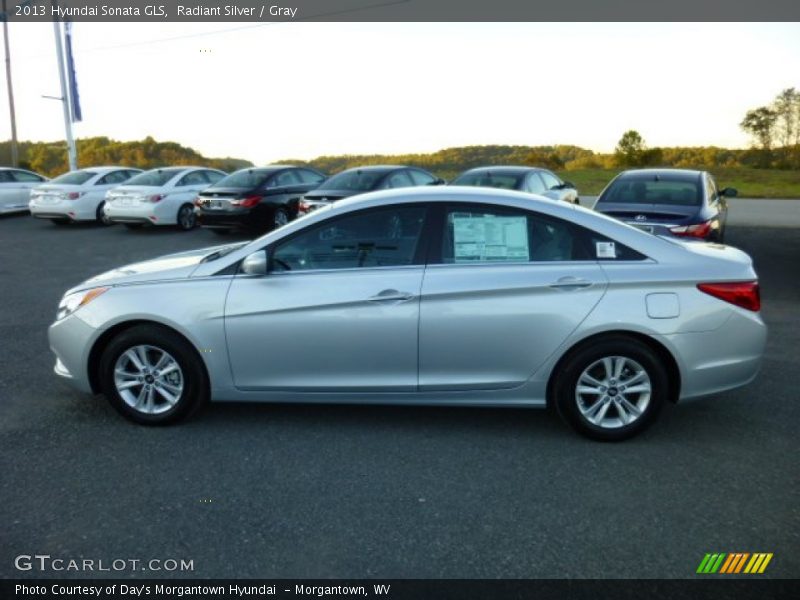 Radiant Silver / Gray 2013 Hyundai Sonata GLS