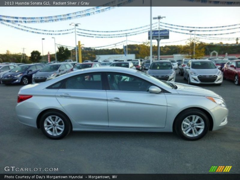 Radiant Silver / Gray 2013 Hyundai Sonata GLS