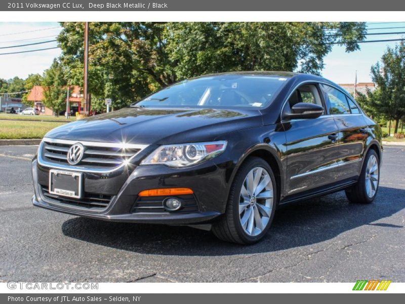 Deep Black Metallic / Black 2011 Volkswagen CC Lux