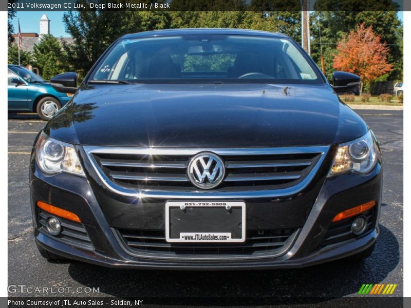 Deep Black Metallic / Black 2011 Volkswagen CC Lux