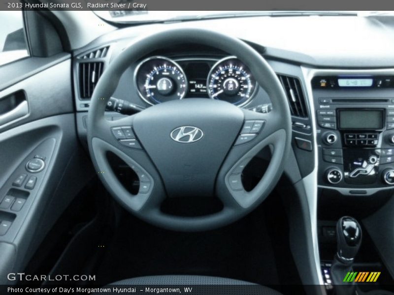 Radiant Silver / Gray 2013 Hyundai Sonata GLS