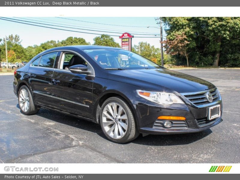 Deep Black Metallic / Black 2011 Volkswagen CC Lux
