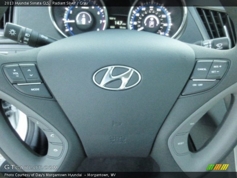 Radiant Silver / Gray 2013 Hyundai Sonata GLS