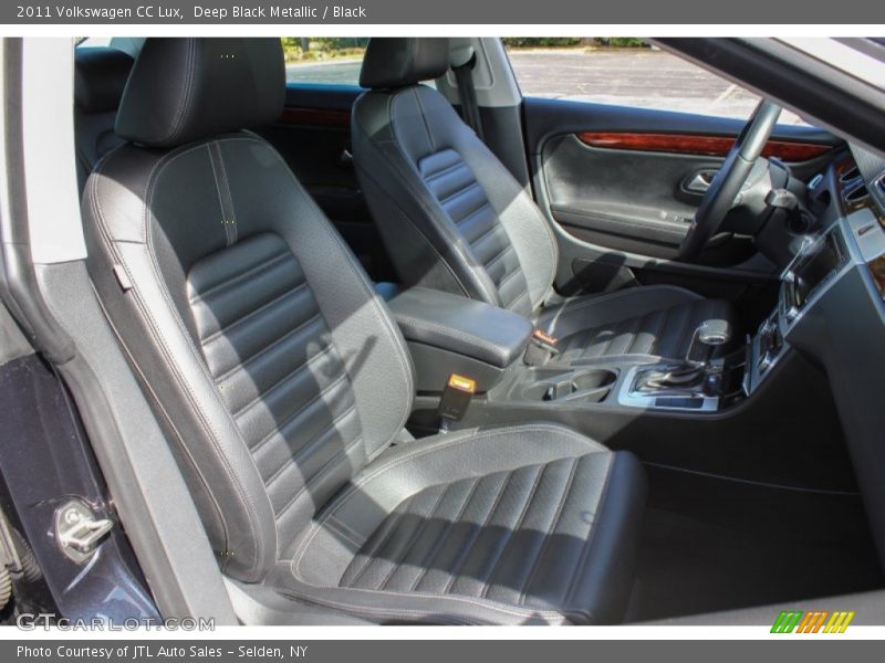 Deep Black Metallic / Black 2011 Volkswagen CC Lux
