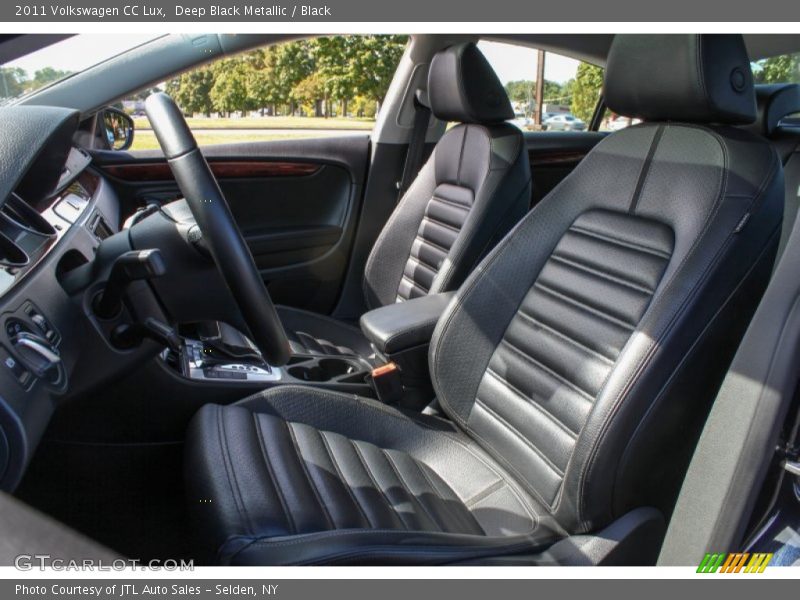 Deep Black Metallic / Black 2011 Volkswagen CC Lux