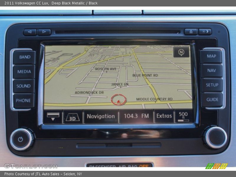 Deep Black Metallic / Black 2011 Volkswagen CC Lux