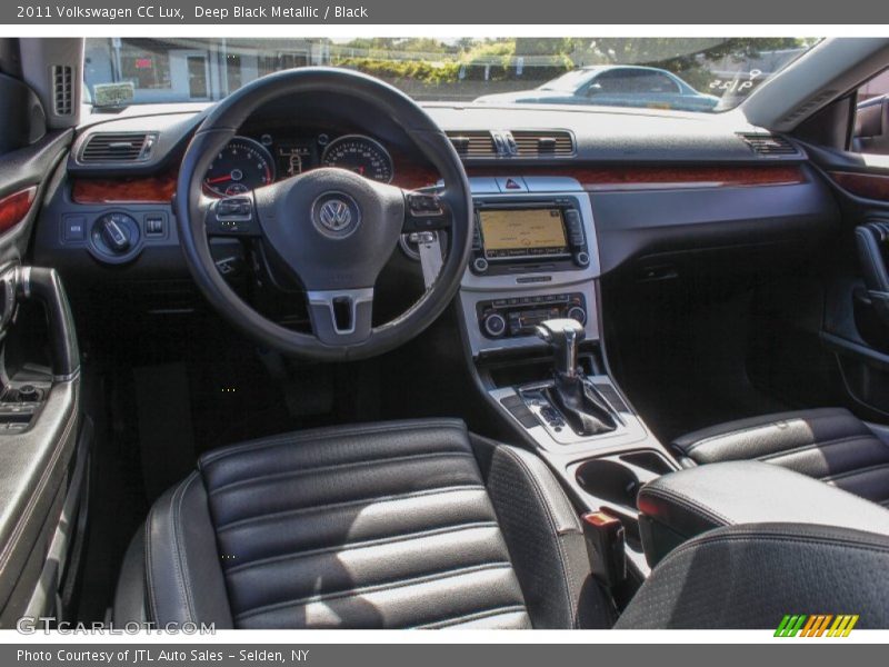 Deep Black Metallic / Black 2011 Volkswagen CC Lux