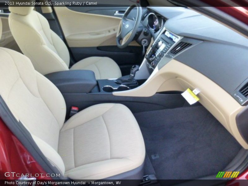 Sparkling Ruby / Camel 2013 Hyundai Sonata GLS