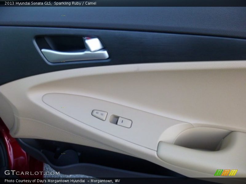 Sparkling Ruby / Camel 2013 Hyundai Sonata GLS