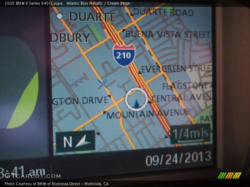 Navigation of 2005 6 Series 645i Coupe