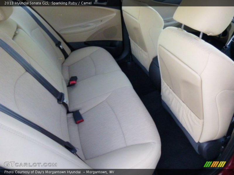 Sparkling Ruby / Camel 2013 Hyundai Sonata GLS