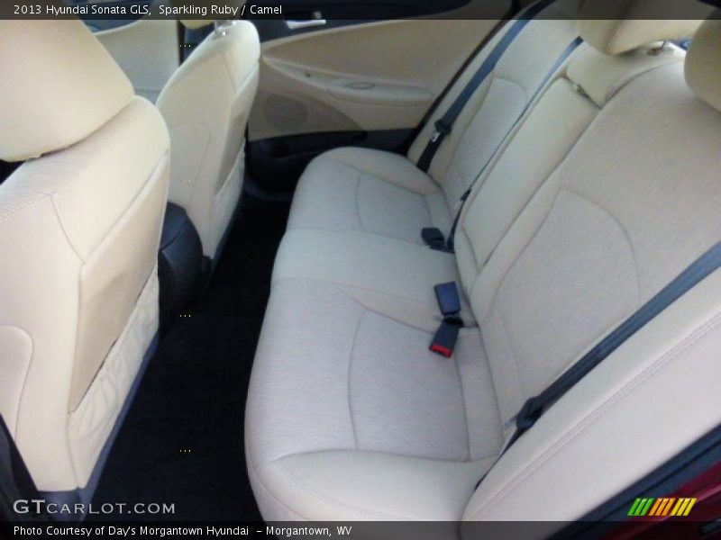 Sparkling Ruby / Camel 2013 Hyundai Sonata GLS