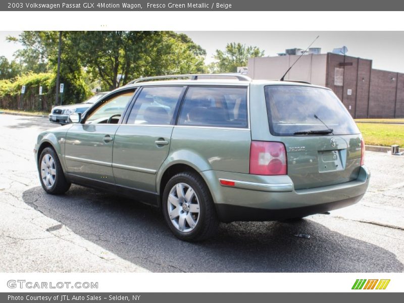 Fresco Green Metallic / Beige 2003 Volkswagen Passat GLX 4Motion Wagon