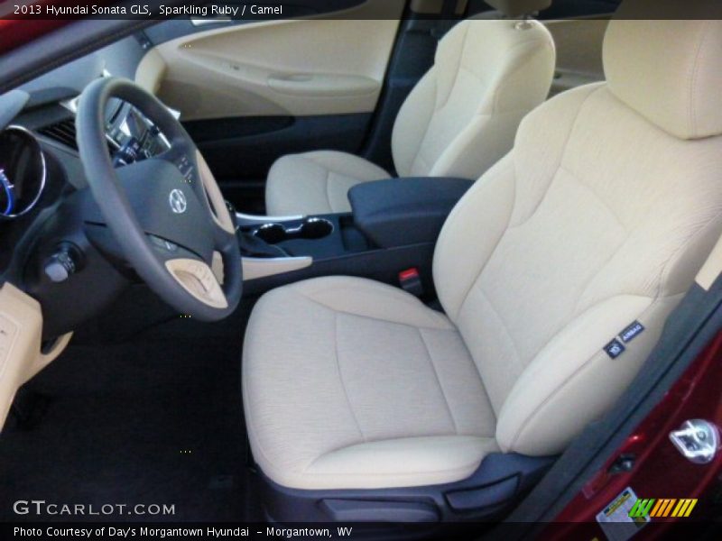 Sparkling Ruby / Camel 2013 Hyundai Sonata GLS