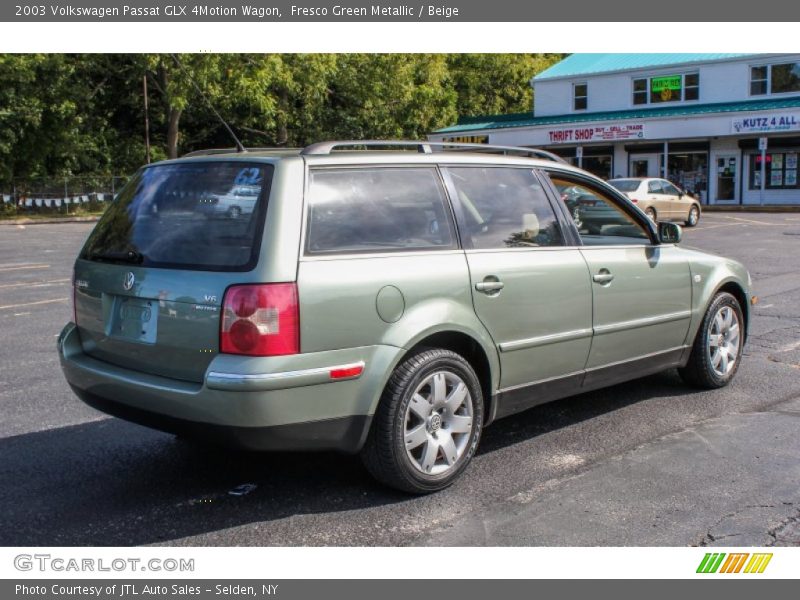 Fresco Green Metallic / Beige 2003 Volkswagen Passat GLX 4Motion Wagon