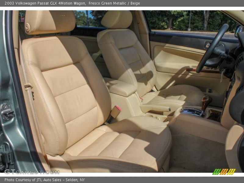 Fresco Green Metallic / Beige 2003 Volkswagen Passat GLX 4Motion Wagon