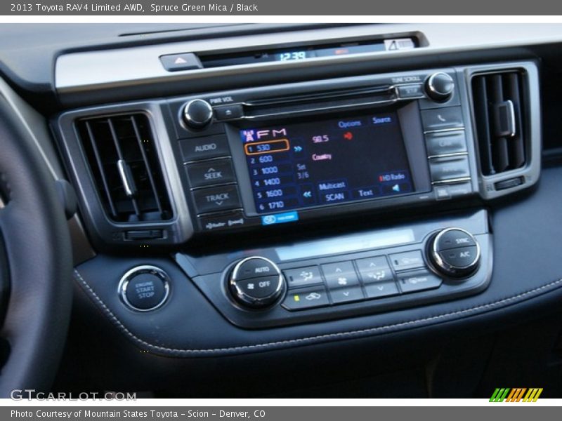 Spruce Green Mica / Black 2013 Toyota RAV4 Limited AWD