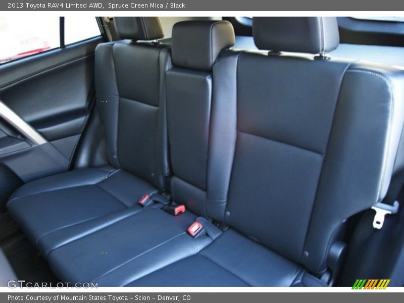 Spruce Green Mica / Black 2013 Toyota RAV4 Limited AWD