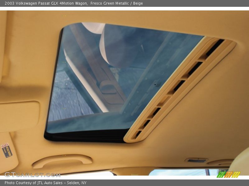 Fresco Green Metallic / Beige 2003 Volkswagen Passat GLX 4Motion Wagon