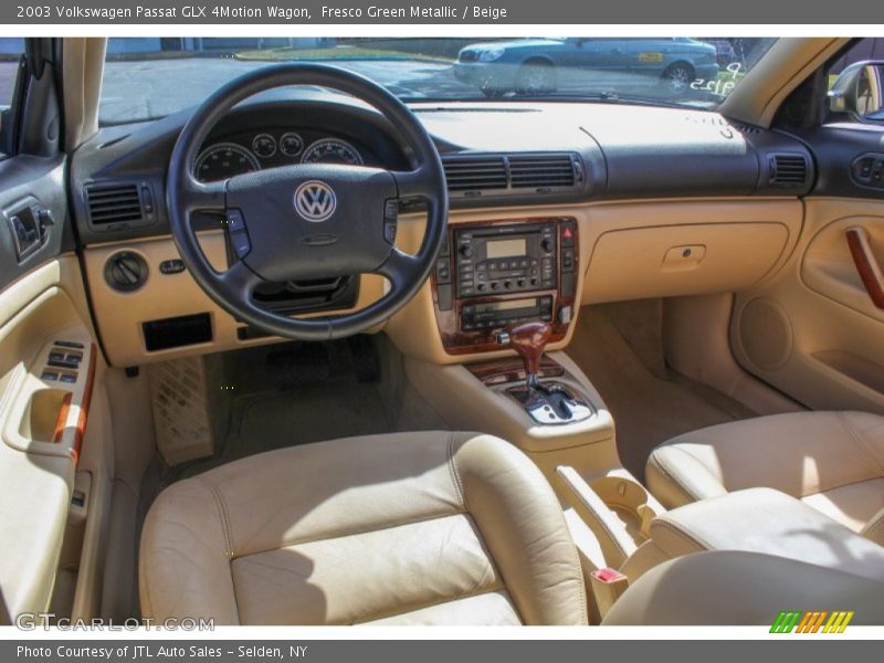 Fresco Green Metallic / Beige 2003 Volkswagen Passat GLX 4Motion Wagon