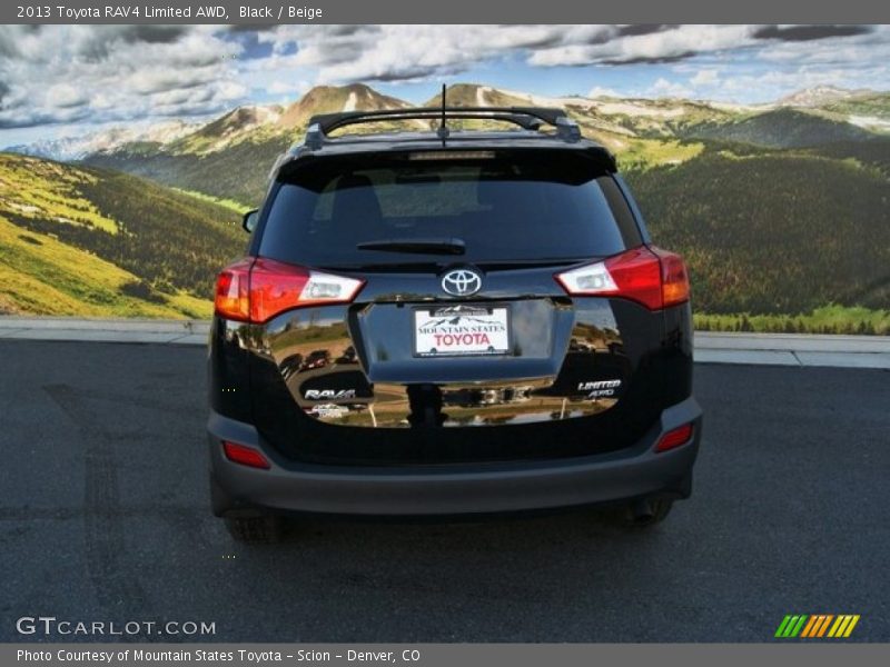 Black / Beige 2013 Toyota RAV4 Limited AWD
