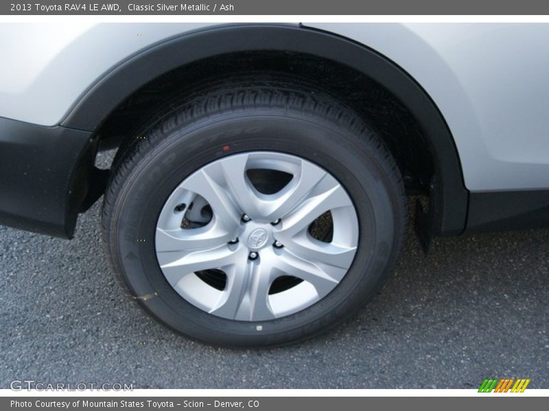 Classic Silver Metallic / Ash 2013 Toyota RAV4 LE AWD