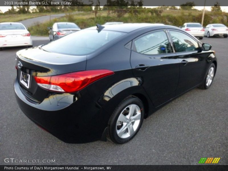Black / Gray 2013 Hyundai Elantra GLS