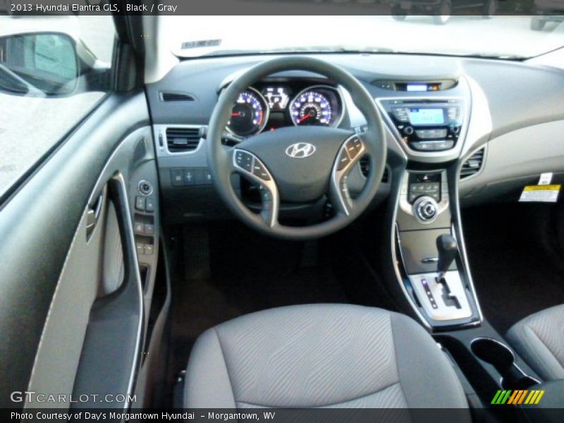 Black / Gray 2013 Hyundai Elantra GLS