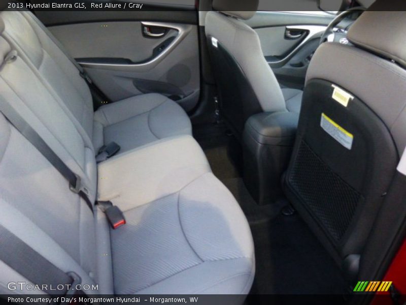 Red Allure / Gray 2013 Hyundai Elantra GLS