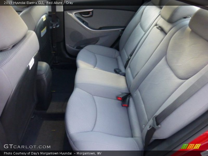 Red Allure / Gray 2013 Hyundai Elantra GLS