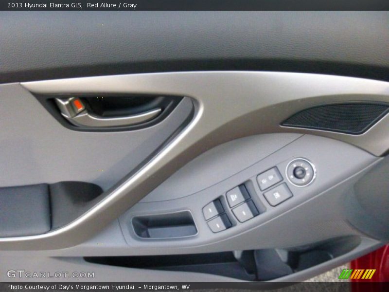 Red Allure / Gray 2013 Hyundai Elantra GLS