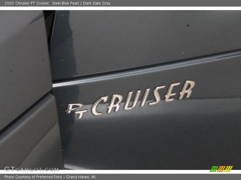 Steel Blue Pearl / Dark Slate Gray 2003 Chrysler PT Cruiser