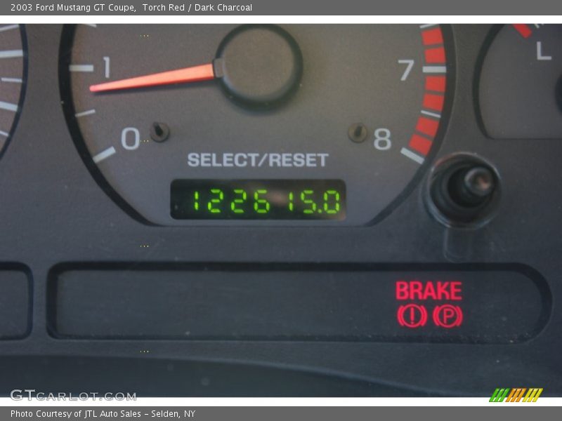 Torch Red / Dark Charcoal 2003 Ford Mustang GT Coupe