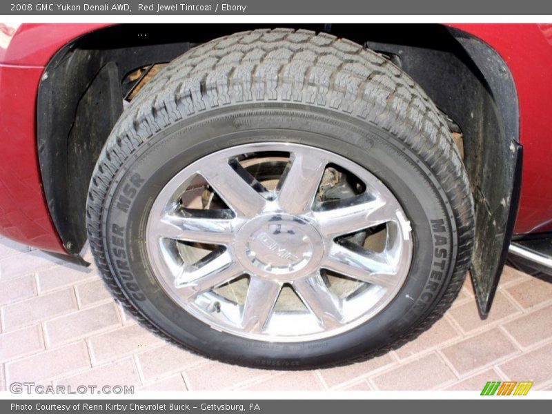 Red Jewel Tintcoat / Ebony 2008 GMC Yukon Denali AWD