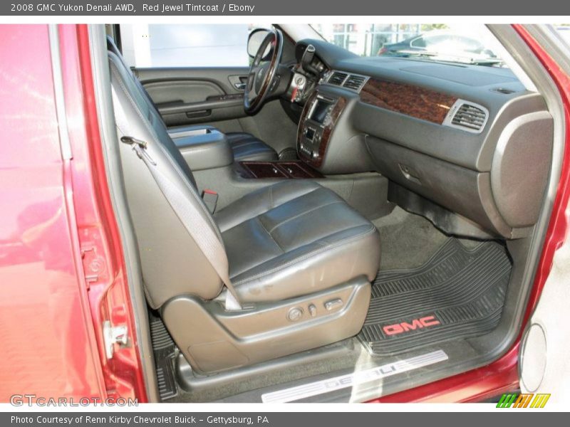 Red Jewel Tintcoat / Ebony 2008 GMC Yukon Denali AWD