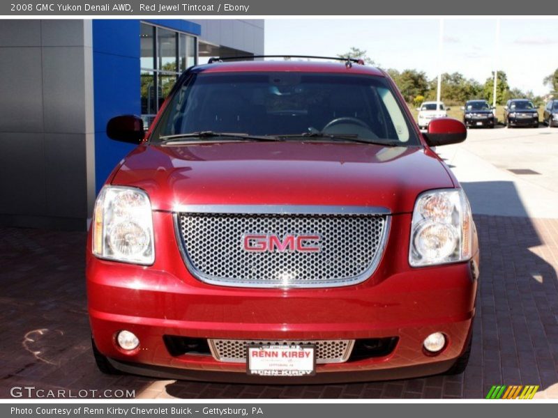 Red Jewel Tintcoat / Ebony 2008 GMC Yukon Denali AWD