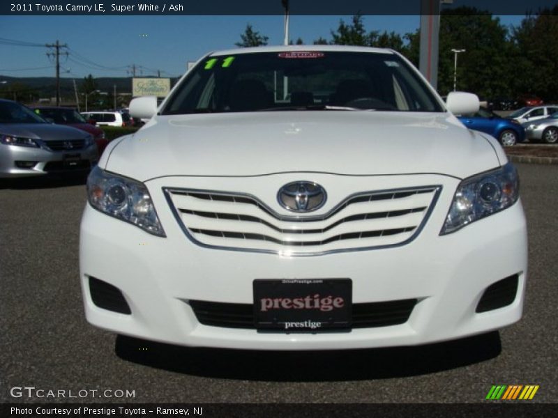 Super White / Ash 2011 Toyota Camry LE