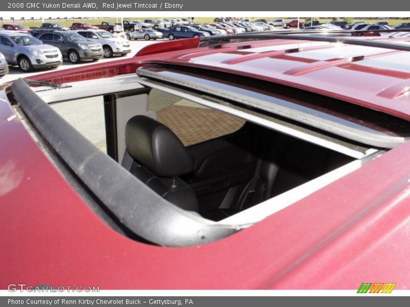 Red Jewel Tintcoat / Ebony 2008 GMC Yukon Denali AWD
