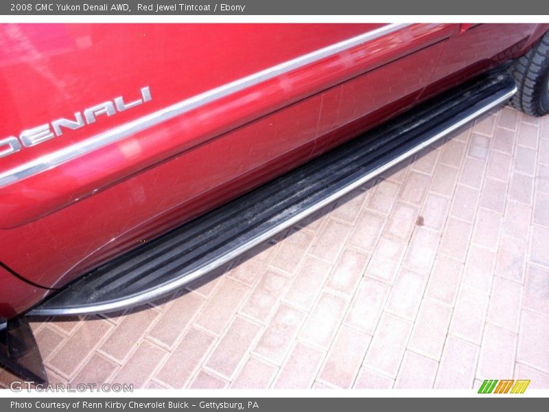Red Jewel Tintcoat / Ebony 2008 GMC Yukon Denali AWD