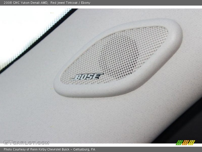 Red Jewel Tintcoat / Ebony 2008 GMC Yukon Denali AWD