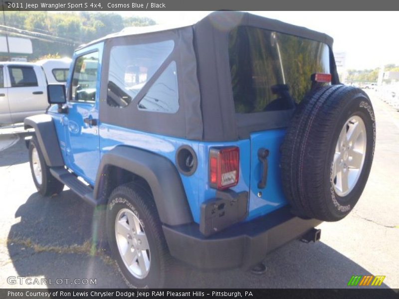 Cosmos Blue / Black 2011 Jeep Wrangler Sport S 4x4