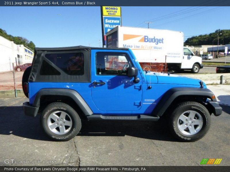 Cosmos Blue / Black 2011 Jeep Wrangler Sport S 4x4