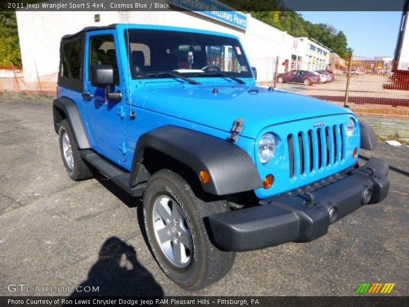 Cosmos Blue / Black 2011 Jeep Wrangler Sport S 4x4