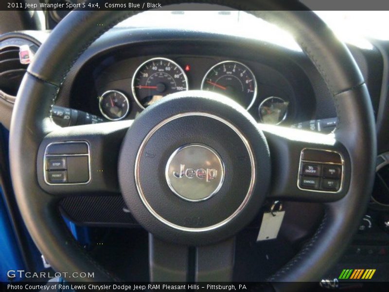 Cosmos Blue / Black 2011 Jeep Wrangler Sport S 4x4