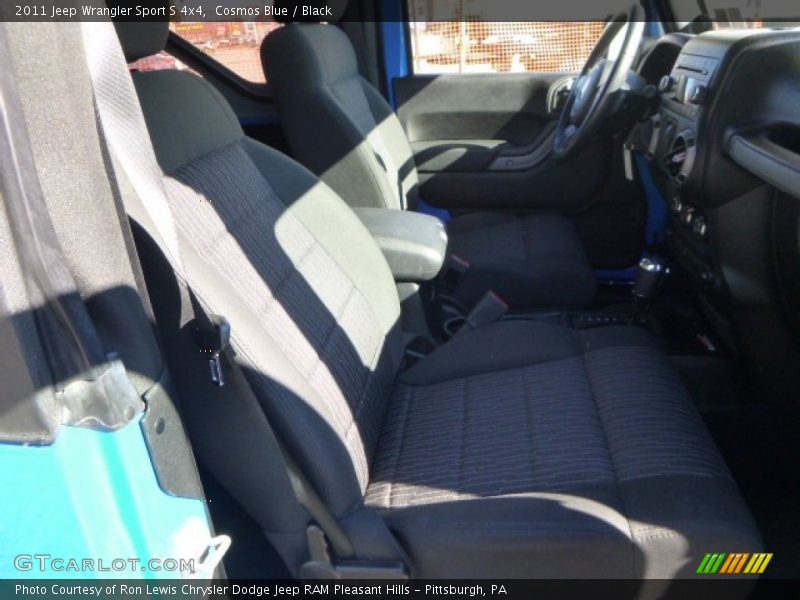 Cosmos Blue / Black 2011 Jeep Wrangler Sport S 4x4