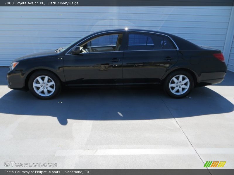 Black / Ivory Beige 2008 Toyota Avalon XL